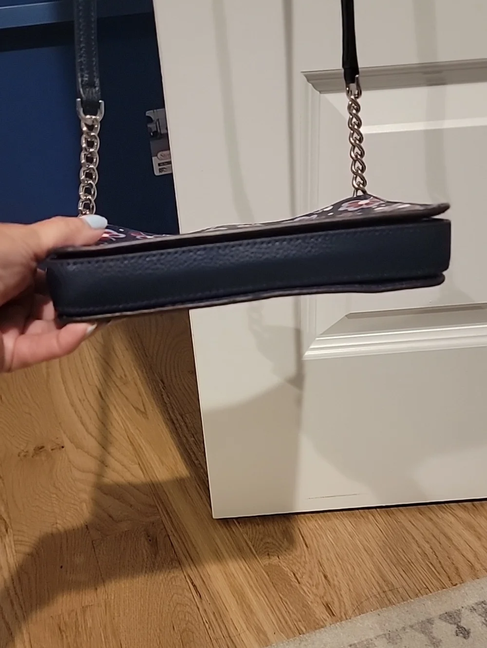 kate spade Floral Navy and Red Crossbody Bag